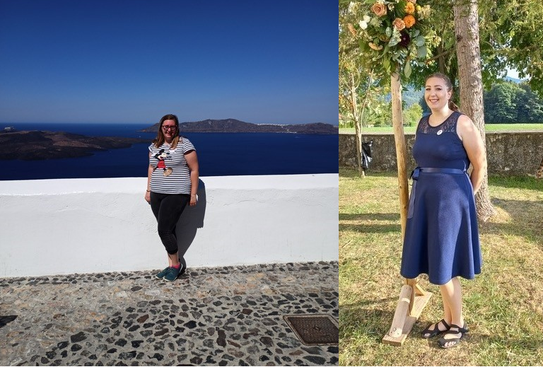 before and after, fat loss journey